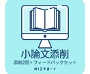 自分を掘り下げる！小論文を添削します あなたの「書く」を力強くサポート！ イメージ1