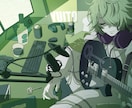 歌ってみたMV用イラスト作成致します 動画が映える、目を惹くイラストをお描きします！ イメージ8