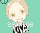 アイコン向け似顔絵イラストをお描きします ゆるっとしたデフォルメ似顔絵をアイコンにしませんか？☆ イメージ2