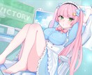 かわいい女の子描きます グッズ、歌ってみた、サムネイル、ファンアートに！ イメージ1