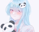 SNSなどで使えるアイコンを制作いたします 透明感・宝石のような瞳が特徴的なイラストです イメージ2