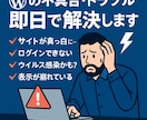 WordPressのエラー復旧・修理・修正致します ワードプレスの修正・サイトエラーの解消を即時対応します イメージ1
