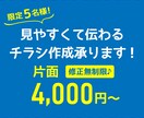 修正無制限！想いが伝わるチラシを作成します イメージが決まっていなくてもOK!お気軽にご相談ください！ イメージ1