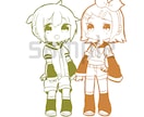 イラスト作成します SNSなどのアイコンのイラスト作成୧⃛(๑⃙⃘•ω•๑⃙⃘) イメージ4