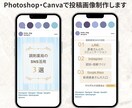 最大5枚！Instagram投稿画像制作します 医療業界18年の薬剤師がSNS投稿画像制作します イメージ3