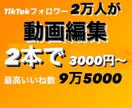 YouTubeショート TikTok動画編集します 2本で3000円！超低価格！超高品質！ イメージ1