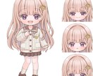 キラキラ可愛いミニキャラ描きます あなたのキャラをキラキラな可愛いミニキャラで描きます イメージ4