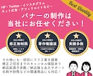 プロが「実績作り価格」でバナーをデザインします テレビ番組制作会社が作る”高品質”なデザインをお届け！ イメージ1