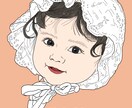 小さいお子様向けのリアルなタッチでイラストにします おしゃれでポップな色使いで仕上げます！ イメージ4