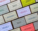 完成品納品✿名刺サイズの席札作成します スタンドタイプへの変更もできます イメージ2