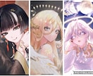 アイコン、1枚絵を描きます 綺麗系、可愛い系の強気な女の子！ イメージ5