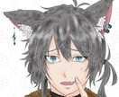 アイコン・ヘッダー等にーSNS用イラスト作成します かっこいいシックなイラストが得意です イメージ2