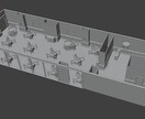 漫画・イラスト向けの背景3Dモデルを制作します クリスタやBlenderを使用した漫画・イラスト制作に イメージ4