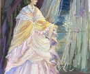 静かな雰囲気の人物イラストを描きます 静けさや余白を大切にした、アート寄りの人物表現です イメージ1