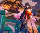 凝った構図の夢絵を描きます ゲーム内の思い出の場所を背景にイラストを描きます。 イメージ4