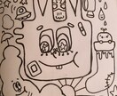 手描きイラスト、デザインを提供します オリジナルロゴ、ポストカードなどのアイデアが必要な方はへ！ イメージ7