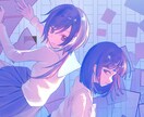 性癖に刺さるキャラクターの一枚絵制作します 感情や雰囲気で性癖に刺さるキャラクターの一枚 イメージ3