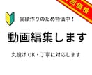 動画編集｜特別価格で対応します 実績作りのため特別価格｜丁寧・スピード対応します！ イメージ1