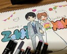 あなたの似顔絵をおかきします 個性的なタッチ。キャラ風のタッチでご提供します。 イメージ3