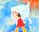 SNS用！ちぎり絵風のアイコン作ります 絵本のような温かいちぎり絵風のアイコンを作ります！ イメージ2