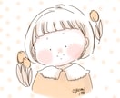 ゆるふわ可愛い女の子アイコンお描きします 可愛いレース・花の枠付き、カラフル、ゆるふわ、線なし イメージ4