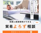 貿易よろず相談をします 「ちょっと聞きたい」そんな時のお手軽貿易相談です。 イメージ1