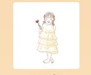 女性向けアイコンお描きします 優しい印象up！商用利用もOK イメージ8