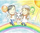 年賀状＆暑中見舞い手描きイラスト作成致します 温かみのあるイラストで想いを伝えませんか(*ᴗˬᴗ)ꕤ*｡ﾟ イメージ2