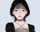 可愛らしい女の子アイコンを厚塗り風で制作いたします 少しリアルでかわいい女の子を描くのが得意です イメージ5