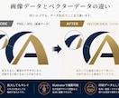AIで作ったロゴをベクターデータ化します 印刷にも使えるAI・SVGデータに作り直します イメージ2