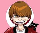 POPで目を引くアイコンお描きします マンガのような手描きイラストをアイコンにしてみませんか？ イメージ1