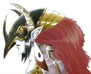 修正無制限！商用利用◎アイコンお描きします 独創性や個性を出したい方に。異形頭、人外キャラも好きです。 イメージ2
