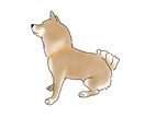 愛犬のかわいいシルエットを線画イラストにします ◎無課金で愛犬の色もお付けできます イメージ2