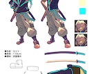 TRPGなどで使用する立ち絵を描きます ゲームをより楽しく彩るキャラクターを一緒に作りませんか イメージ2