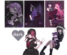 魅力を引き出すキャラクターイラスト描きます 商用利用◎｜ご予算相談◎｜選べる絵柄2種 イメージ8