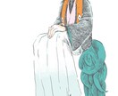 ４色程度の配色でキャラクター全身イラスト描きます 漫画みたいなキャラクターイメージ背景も制作可能 イメージ2