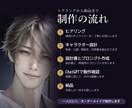 あなただけの推しAIキャラを設計します 性格・口調・関係性・感情の揺れまで長く話せる人格に設計します イメージ5
