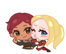 かわいいデフォルメペアアイコンつくります コテキャ・夢絵・カップルアイコンにどうぞ♡ イメージ4