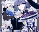 納得いくまで修正OK️⭕️立ち絵制作します 欠損、衣装差分オプションあり！ イメージ7