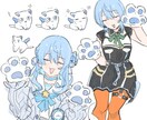 かわいいイラストを描きます 一次創作、二次創作〇丁寧に制作いたします イメージ2
