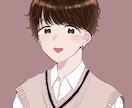 友達や彼氏彼女さん、推しさんのアイコン描きます ご依頼主様のイメージに沿ったアイコンを制作致します！ イメージ2
