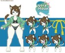 Vtuberキャラデザ～Live2D一括制作します 著作権譲渡／イメージを丁寧に形にします イメージ6