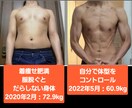 元83kgリバウンドしないダイエット相談やります 元肥満の実体験。我慢しすぎず体型維持する秘訣共有 イメージ3