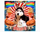 ペット様のお写真でコラージュアートを作ります 使用用途様々！細かく指定化！ペット様の唯一無二の作品を イメージ7