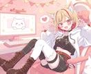 ふんわり透明感のある可愛いイラストを制作します ☆サムネ、おはV、ボカロMV、歌ってみた☆商用利用込み◎ イメージ2