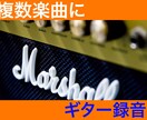 最大10曲まで！複数の楽曲にギターを録音します 個人/法人問わず！アルバム制作やゲームやドラマの劇判などに！ イメージ1