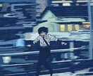風景に人物が佇む生活感のある絵を描きます 思い出の記録やあなた自身の表現をお手伝いいたします！ イメージ3