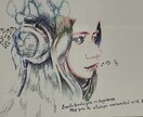 ペン画タッチのイラスト水彩画 描かせていただきます もれなくミニイーゼル画をおまけでプレゼント！ イメージ4