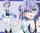 SNSで使用できる等身イラストを描きます SNS活動でイラストが必要な方のためのイラストを作成します イメージ1