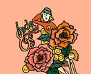 記念日に残る絵を描きます あなたの気持ちを絵に表現します イメージ9